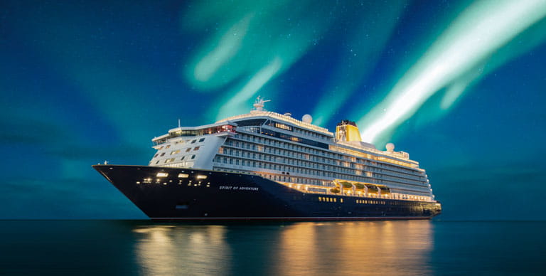 Northern lights with the Spirit of Adventure